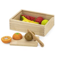 Vigatoys Snijset Fruit in Kistje 44539