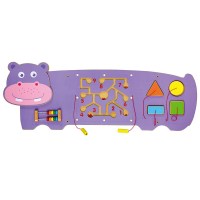 Vigatoys Wandspeelbord Nijlpaard 50470