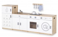 Vigatoys Speelkeuken Luxe 4-dlg. Wit (met afwasmachine) v0765-beste